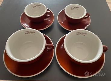 Set Caffè/Cappuccino da Bar marrone Anni '70 Lucca