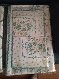 parure letto matrimoniale con copriletto coordinat