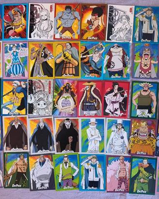 Lotto 46 carte One piece panini 25th anniversario