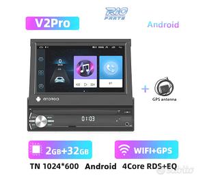 RADIO GPS ANDROID 1DIN TATTILE GPS