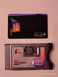 TELE System CAM tivùsat 4K Ultra HD