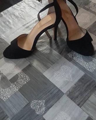Sandali con tacco neri Primadonna