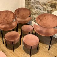 Set poltrona e sgabelli