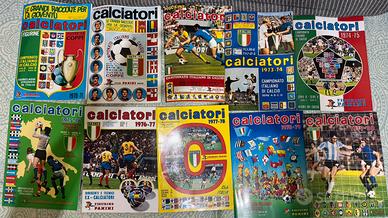 Album calciatori Panini dal 1970 al 1980 COMPLETI