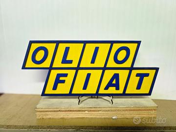 Targa OLIO FIAT