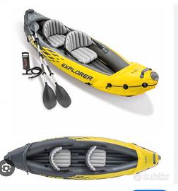 Kayak gonfiabile Intex Explorer K2 come nuovo
