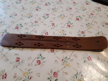 Brucia incenso etnico in legno