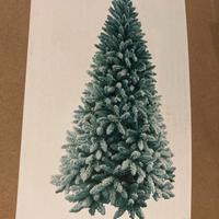 Albero di Natale innevato 240 cm – NUOVO
