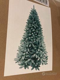 Albero di Natale innevato 240 cm – NUOVO