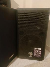 Casse, diffusori Yamaha DSR 112 come nuove