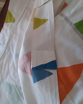 Tenda in cotone  a 2 pannelli
