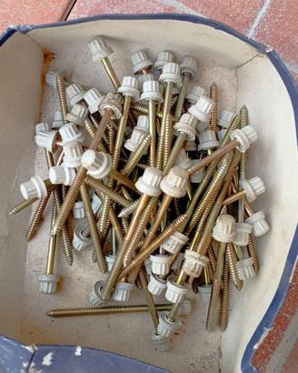 70 viti per legno 5mm diametro 10cm lunghezza