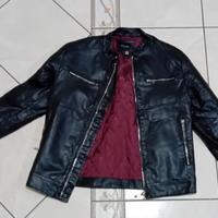 Giubbotto Biker effetto pelle