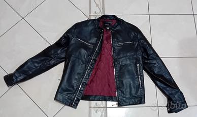Giubbotto Biker effetto pelle