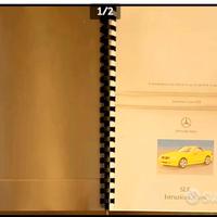 Copia rilegata libretto uso manutenzione slk r 170