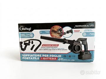 Soffiatore/Aspiratore Portatile a Batteria