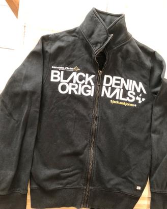 Felpa nera Jack & Jones S