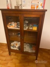 Mobile vetrina 2 Ante vetro legno Collezione casa