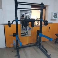 Half rack & safety squat bar