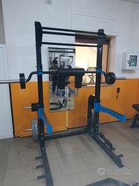 Half rack & safety squat bar