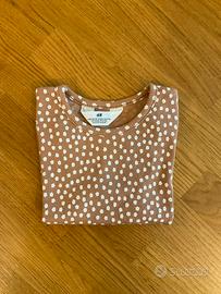 Msglietta corta H&M bambina, taglia 8/10 anni