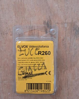 Scheda LED Elvox R260 Vimar Cartellini