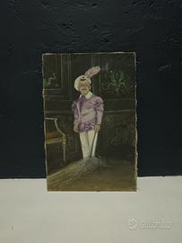 Dipinto Olio su Tela 40x60 - Bambino in Costume