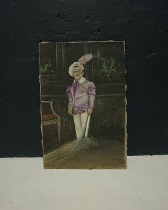 Dipinto Olio su Tela 40x60 - Bambino in Costume