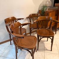 Set 4 sedie bistrò vintage