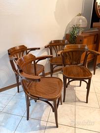 Set 4 sedie bistrò vintage