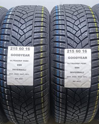 4 GOMME 215 60 16 GOODYEAR INV RIF4027