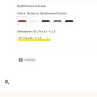 sottovaso rettangolare