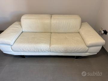 Divano Natuzzi in pelle 3 posti