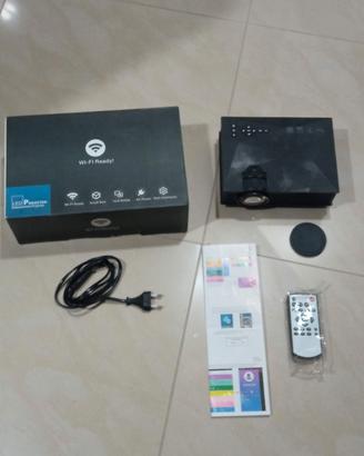 proiettore wifi led 1200 lumen Nuovo +pannello 