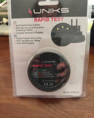 UNIKS TESTER prova differenziale rcd nuovo