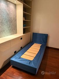 Letto singolo - struttura letto e doghe legno