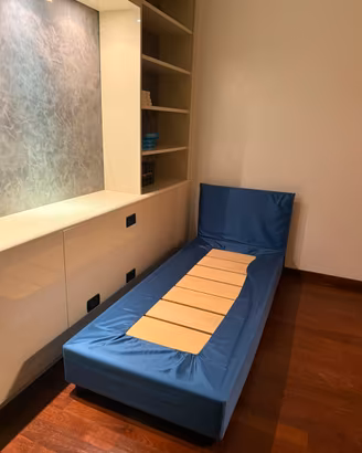 Letto singolo - struttura letto e doghe legno