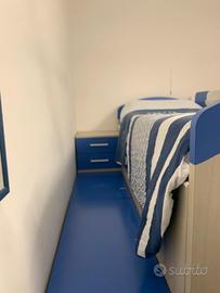 Letto a castello con cassettiere