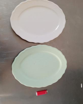 piatti ovali vassoi ceramica vacchetti 40 pezzi