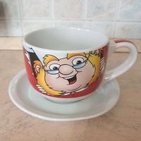 Tazza Loacker originale con piattino