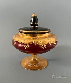 Vaso contenitore vintage bohemien