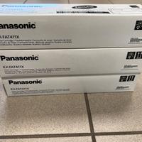 Tre cartucce Panasonic KX-FAT411X