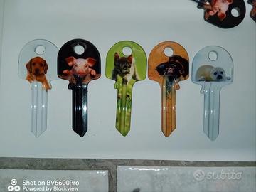 Stock di 71 chiavi Silca Art Keys Animali UL 050 (