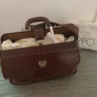 Borsa professionale in pelle marca Zippo NUOVA 