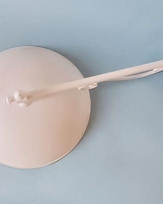 Lampada Vintage in Ottone verniciato bianco