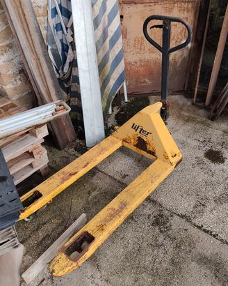 transpallet manuale giallo