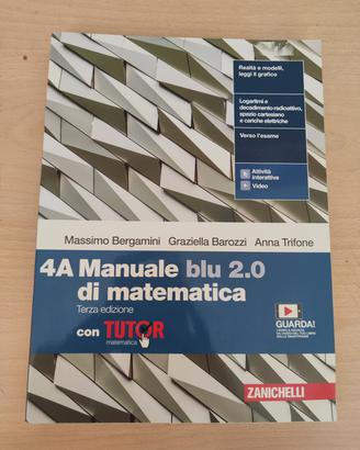 libro scolastico "matematica blu"