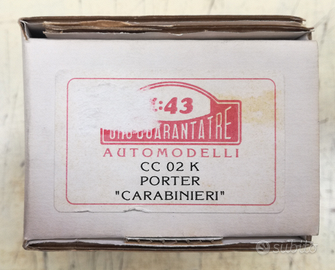 Piaggio Porter carabinieri 1/43