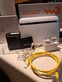 Modem ZTE H389X + WebPocket 4G WindTre - Resettati