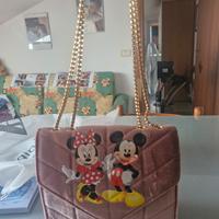 borsa in velluto di topolino